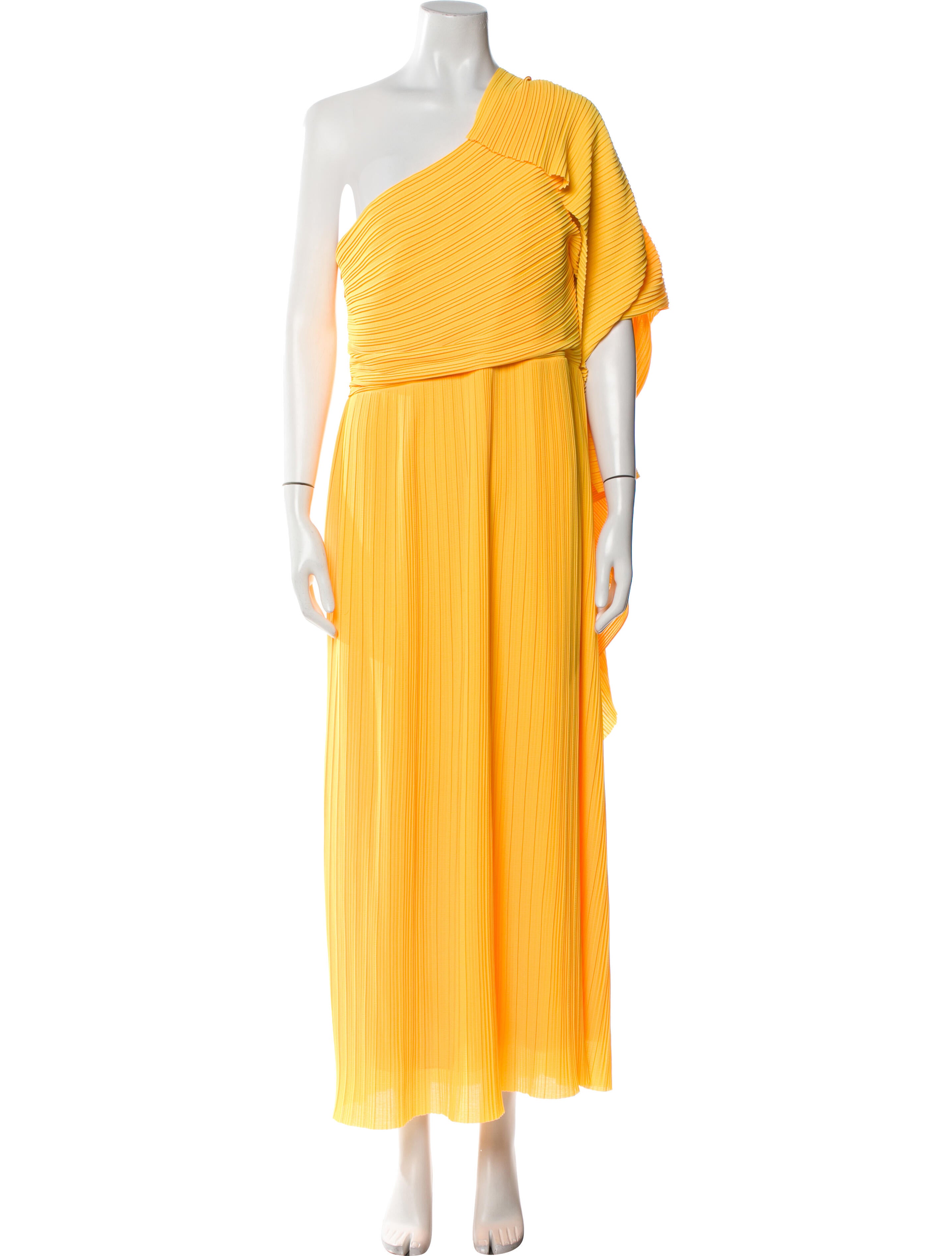 Solace London One-Shoulder Long Dress