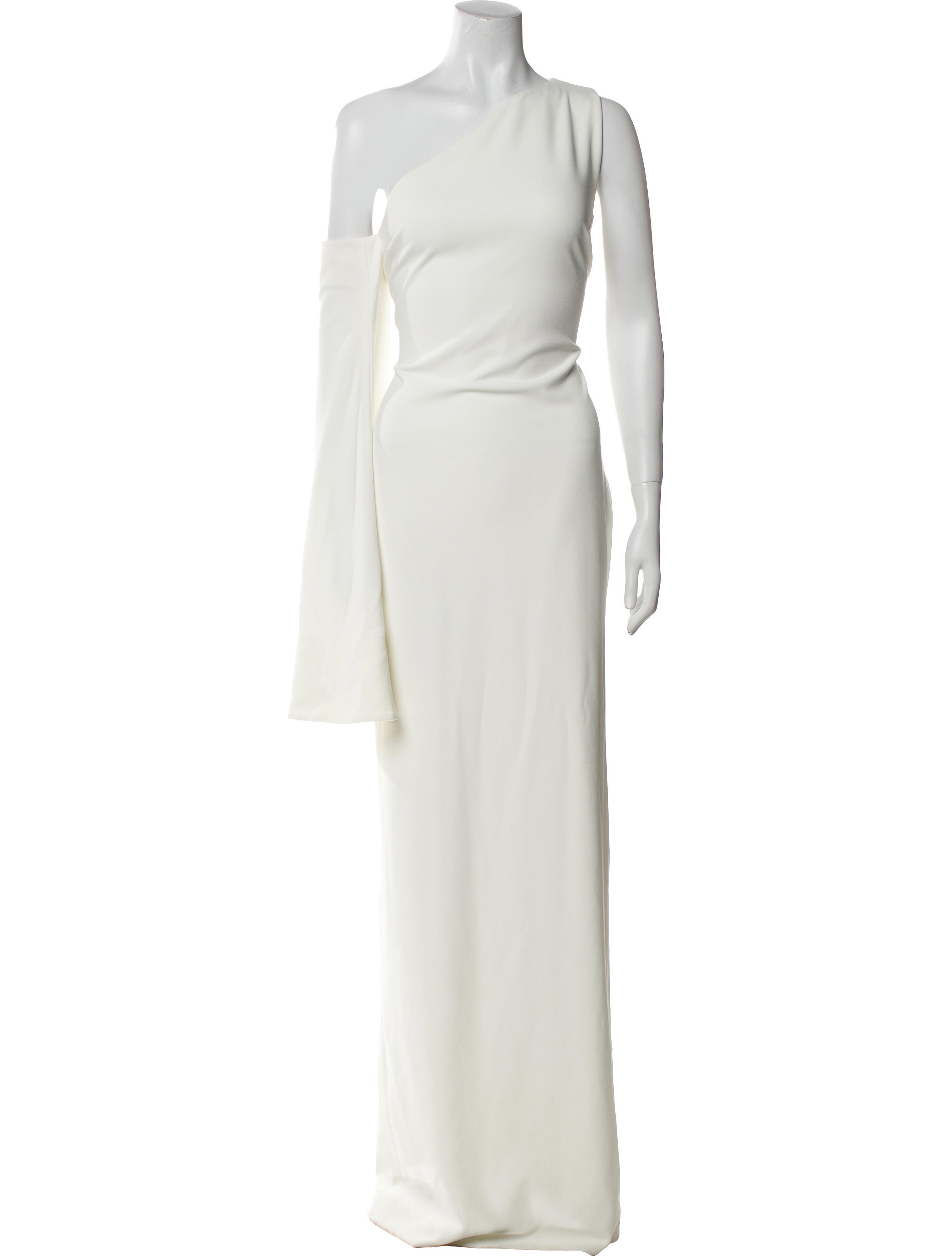 Solace London One-Shoulder Long Dress