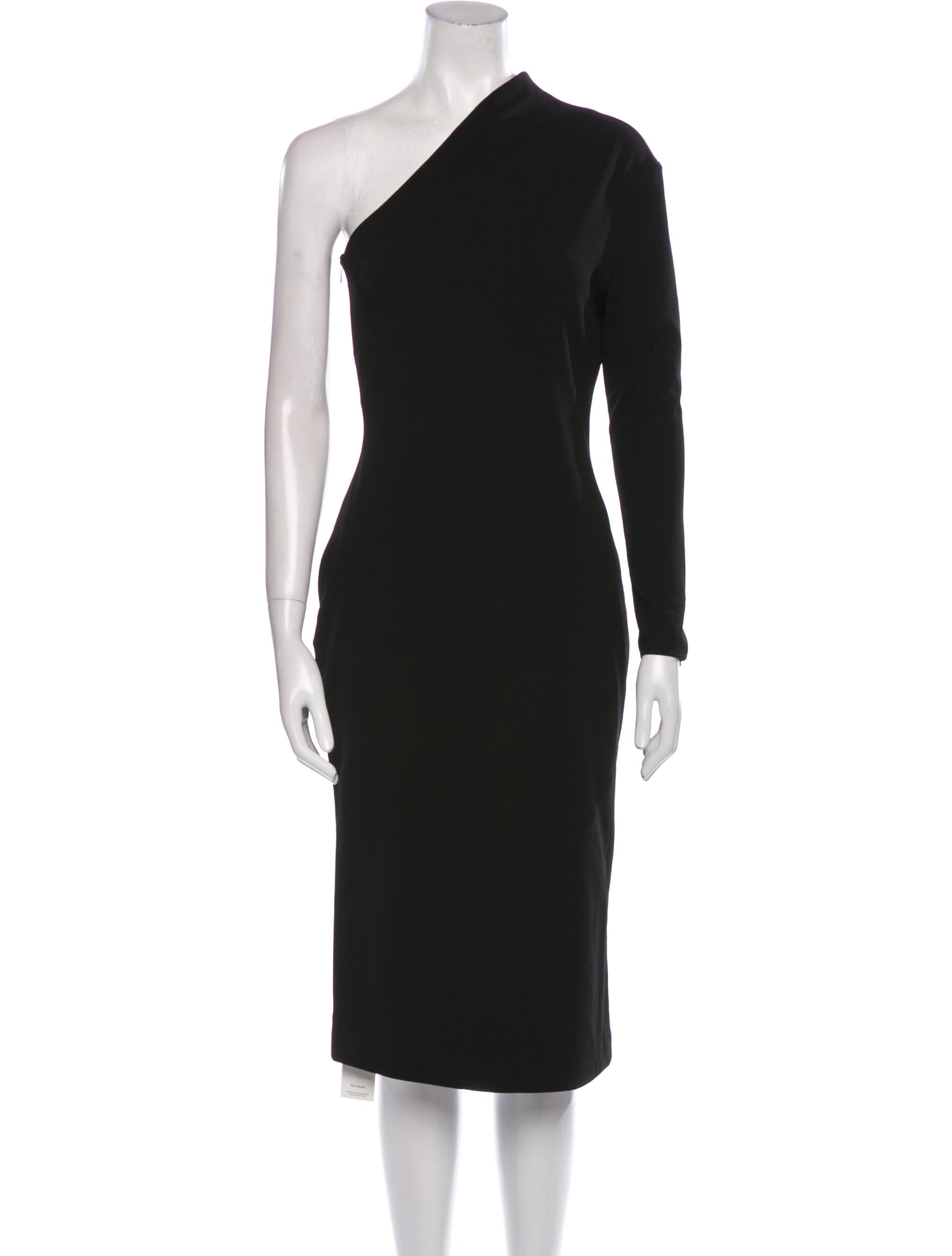 Solace London One-Shoulder Midi Length Dress