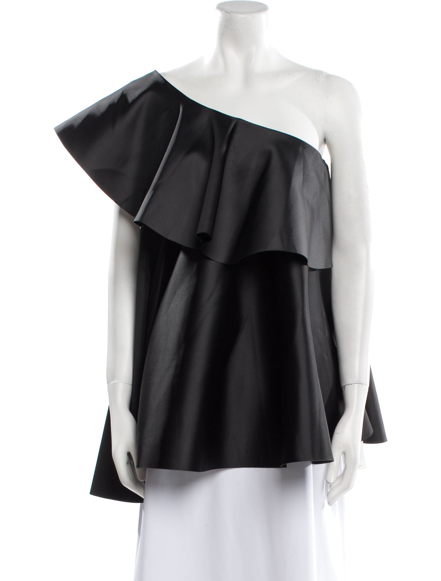 Solace London One-Shoulder Sleeveless Top