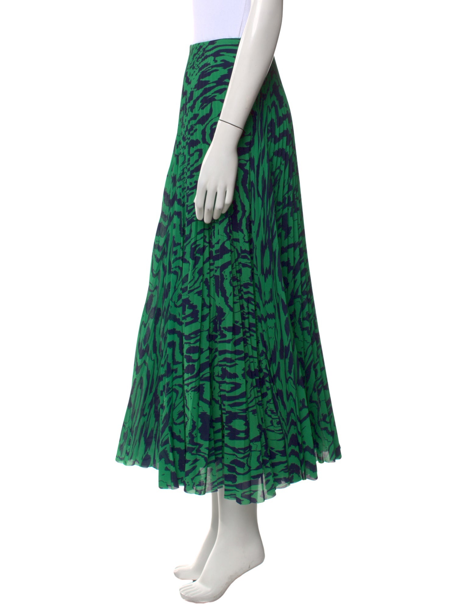 Solace London Animal Print Midi Length Skirt