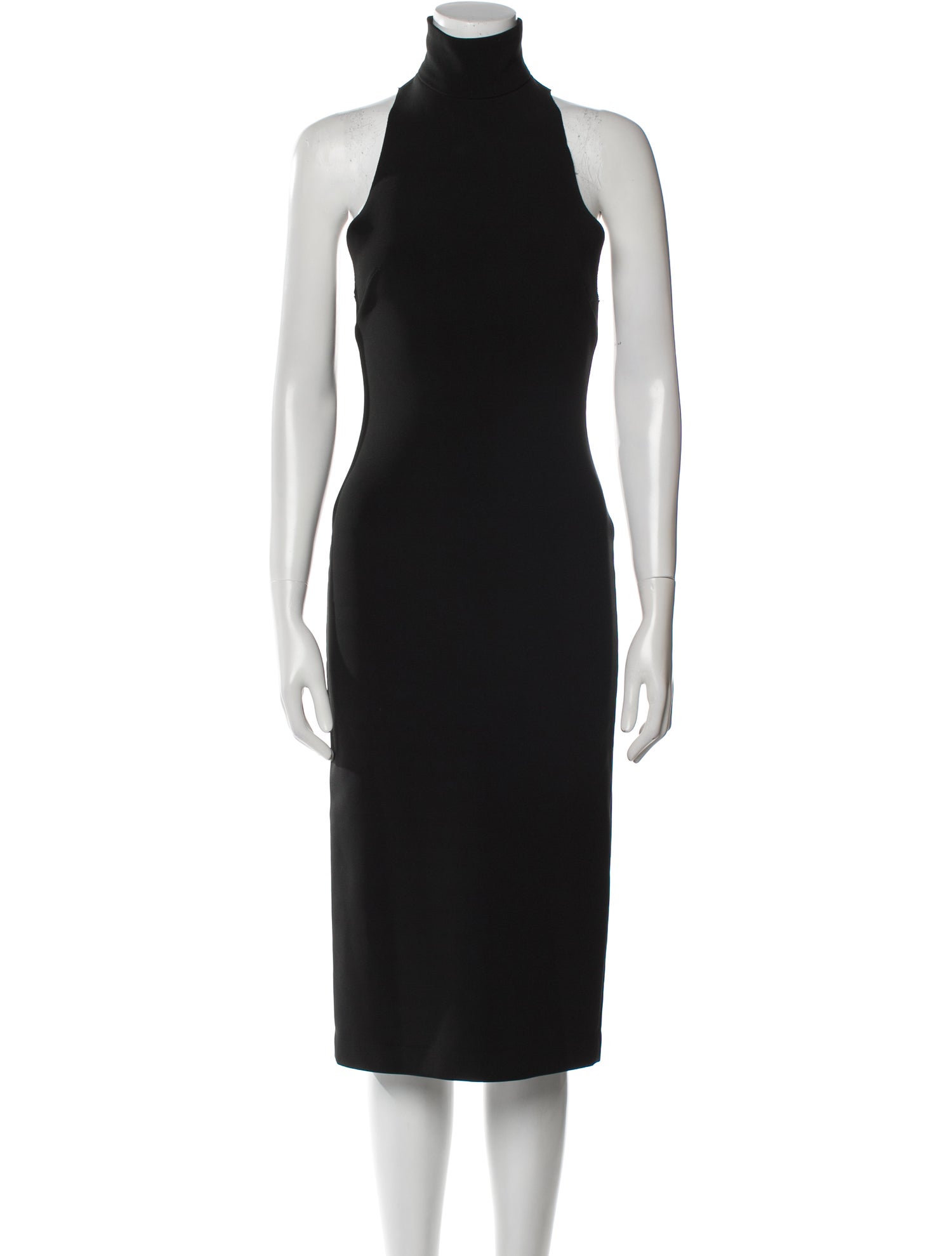 Solace London Turtleneck Midi Length Dress