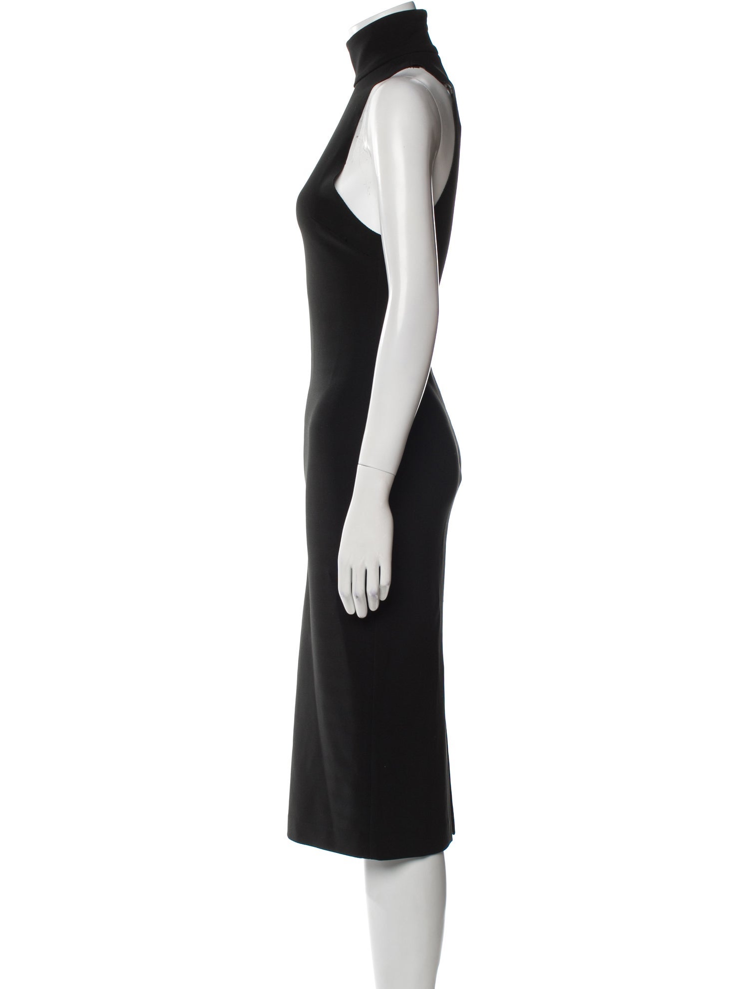 Solace London Turtleneck Midi Length Dress