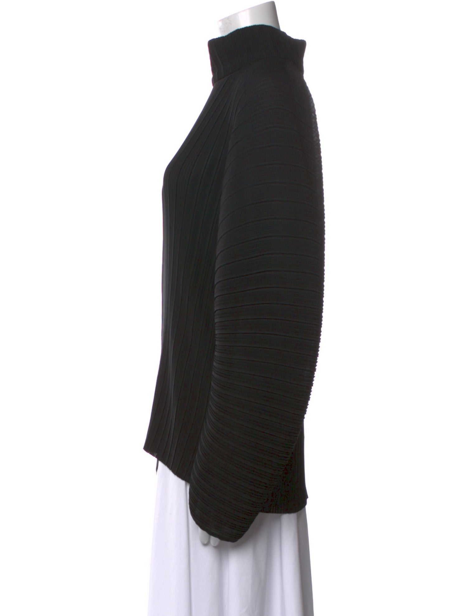 Solace London Mock Neck Long Sleeve Blouse