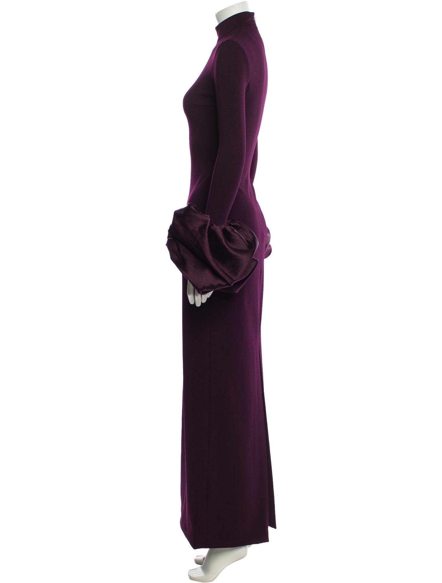 Solace London Mock Neck Long Dress