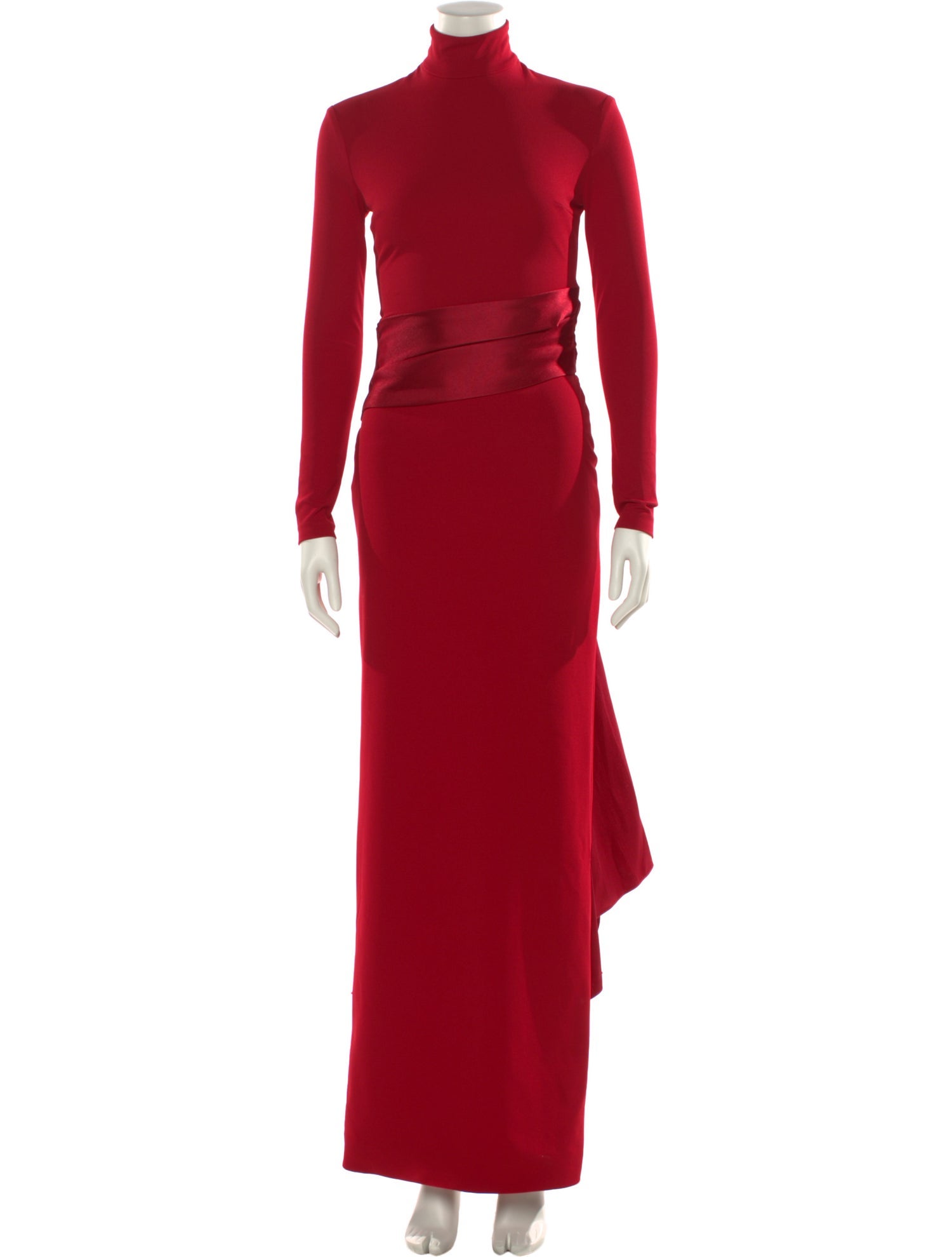 Solace London Mock Neck Long Dress