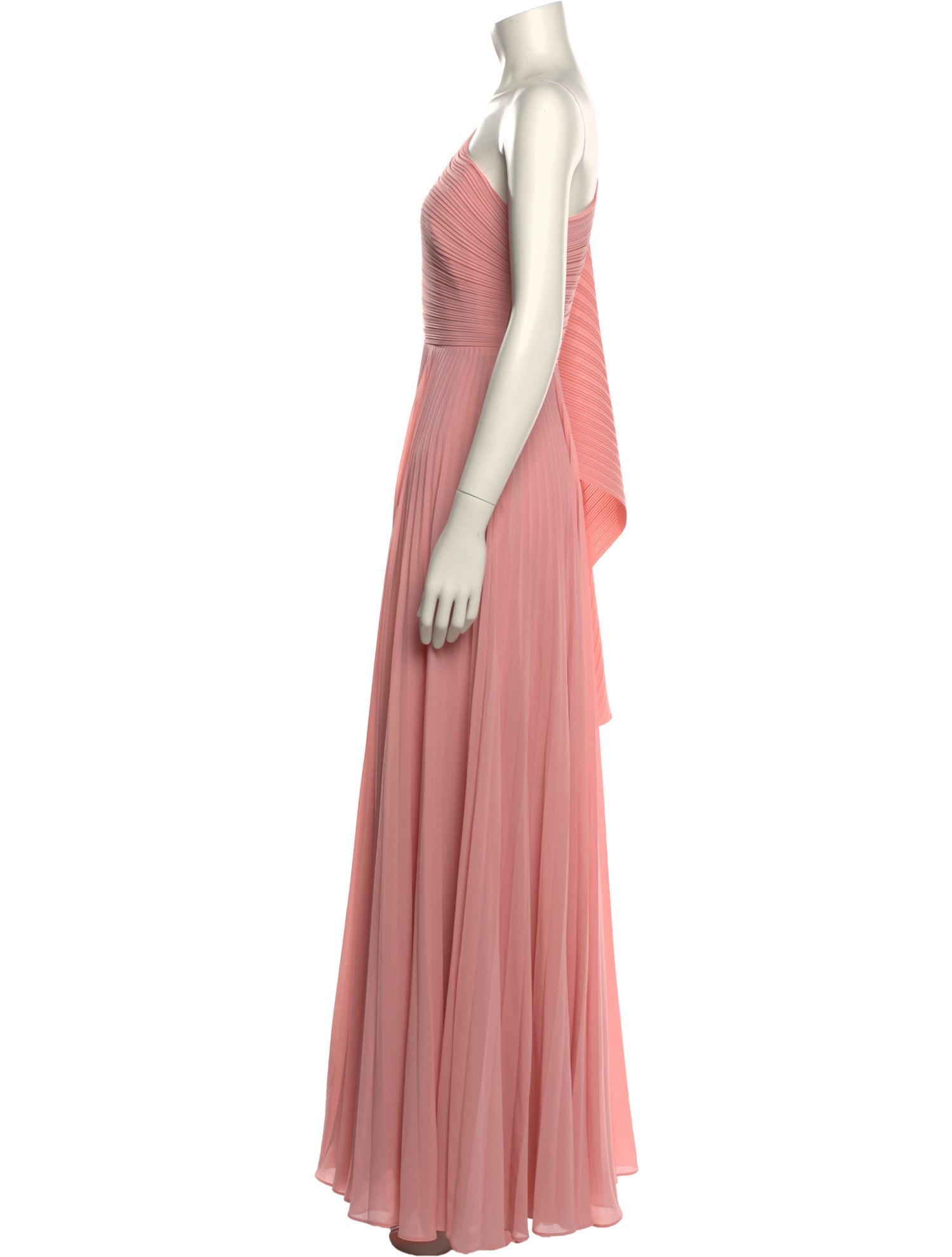 Solace London One-Shoulder Long Dress