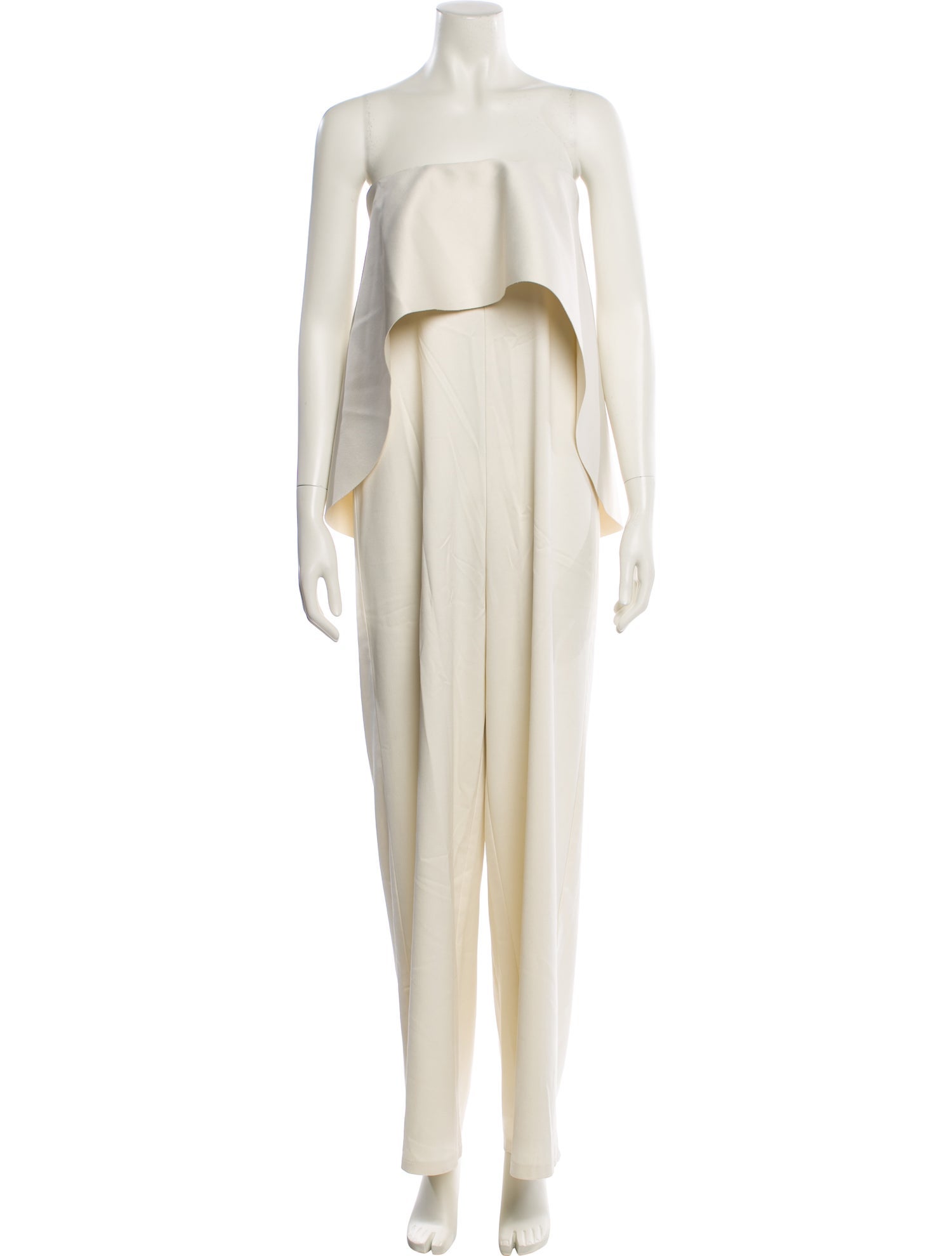 Solace London Satin Strapless Jumpsuit