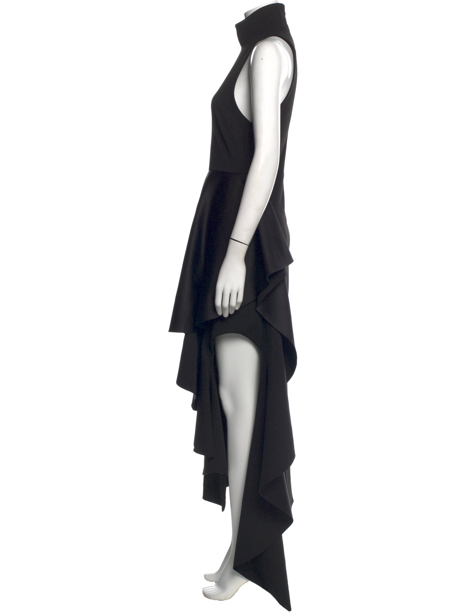 Solace London Mock Neck Long Dress