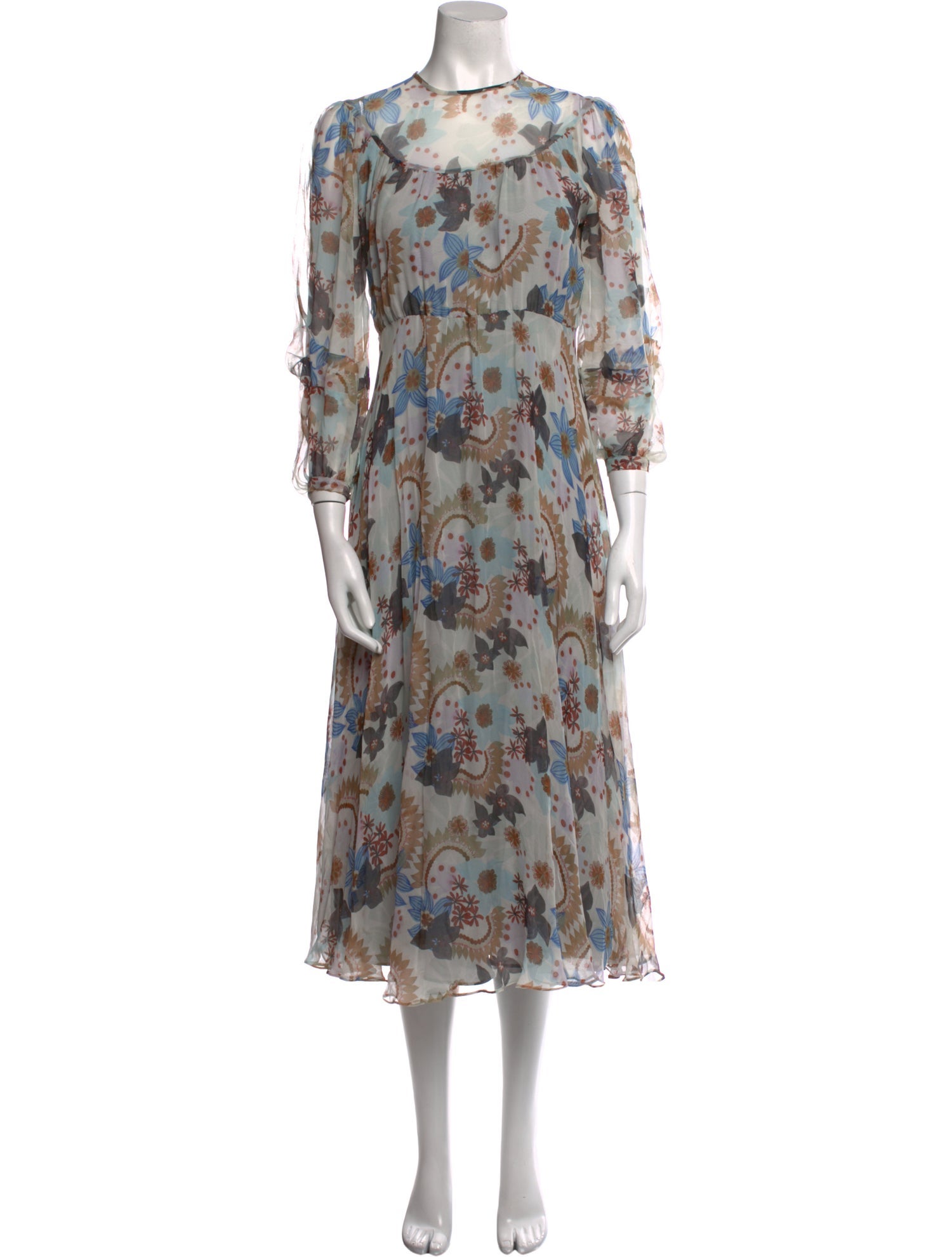 Soler Silk Long Dress