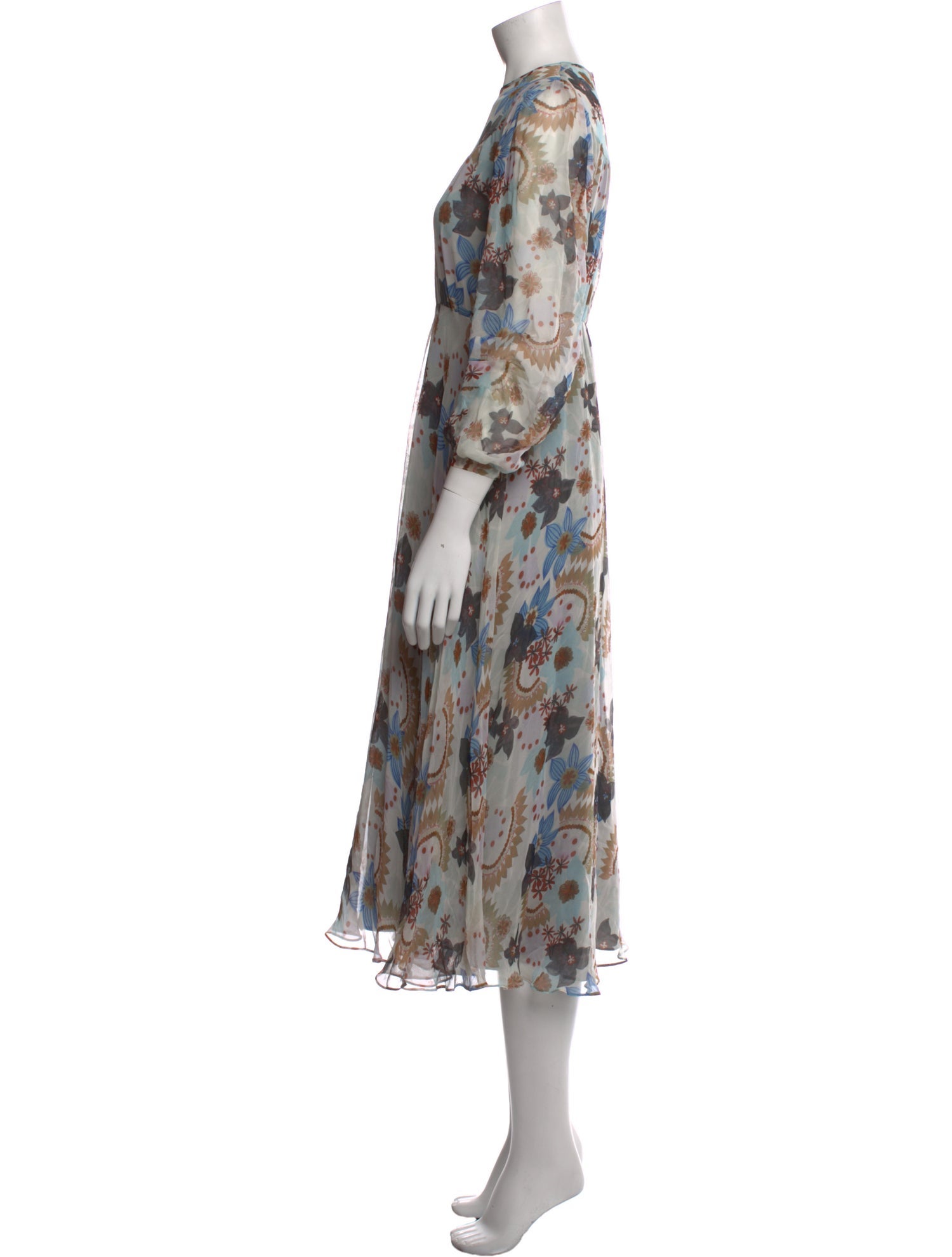 Soler Silk Long Dress