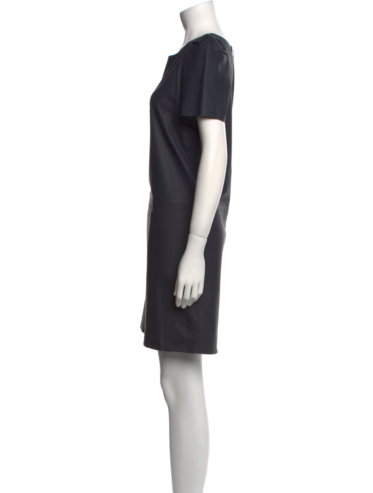Soler Bateau Neckline Knee-Length Dress