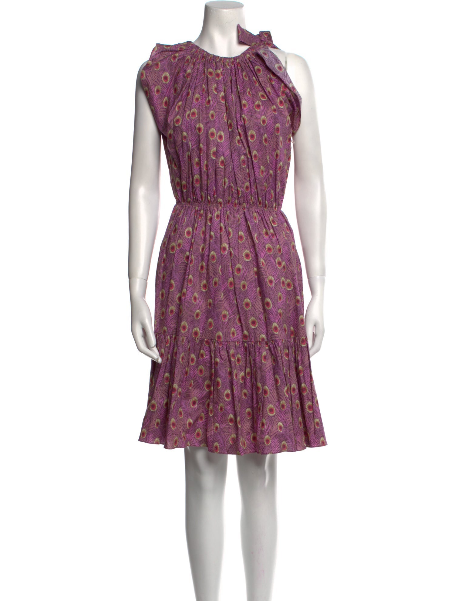 Soler Floral Print Midi Length Dress