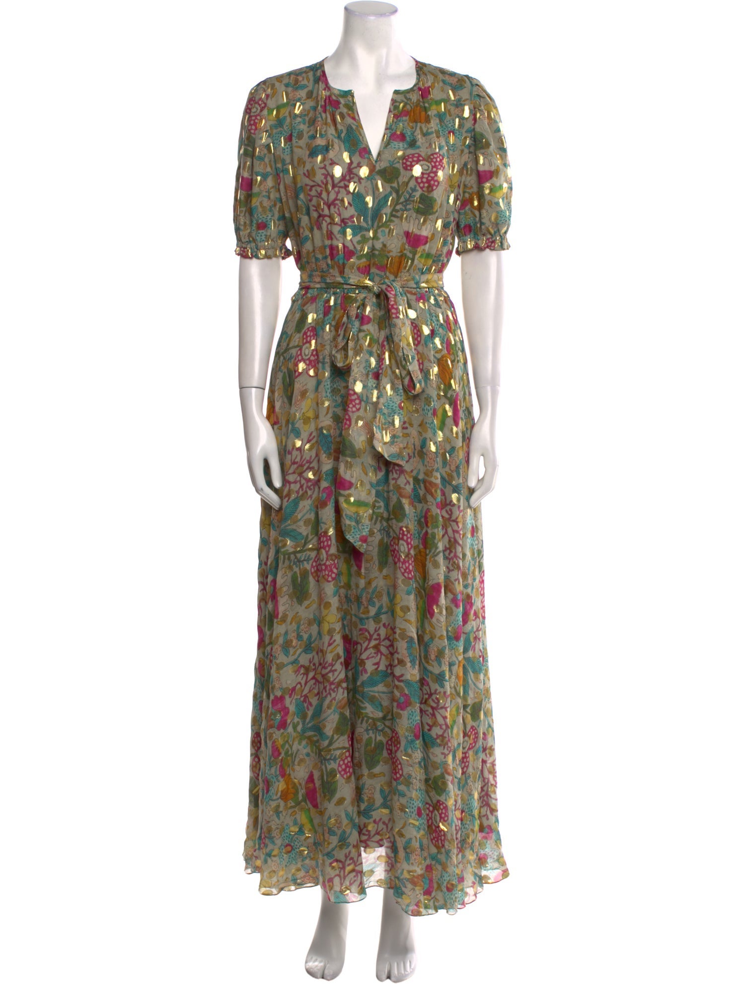 Soler Silk Long Dress w/ Tags