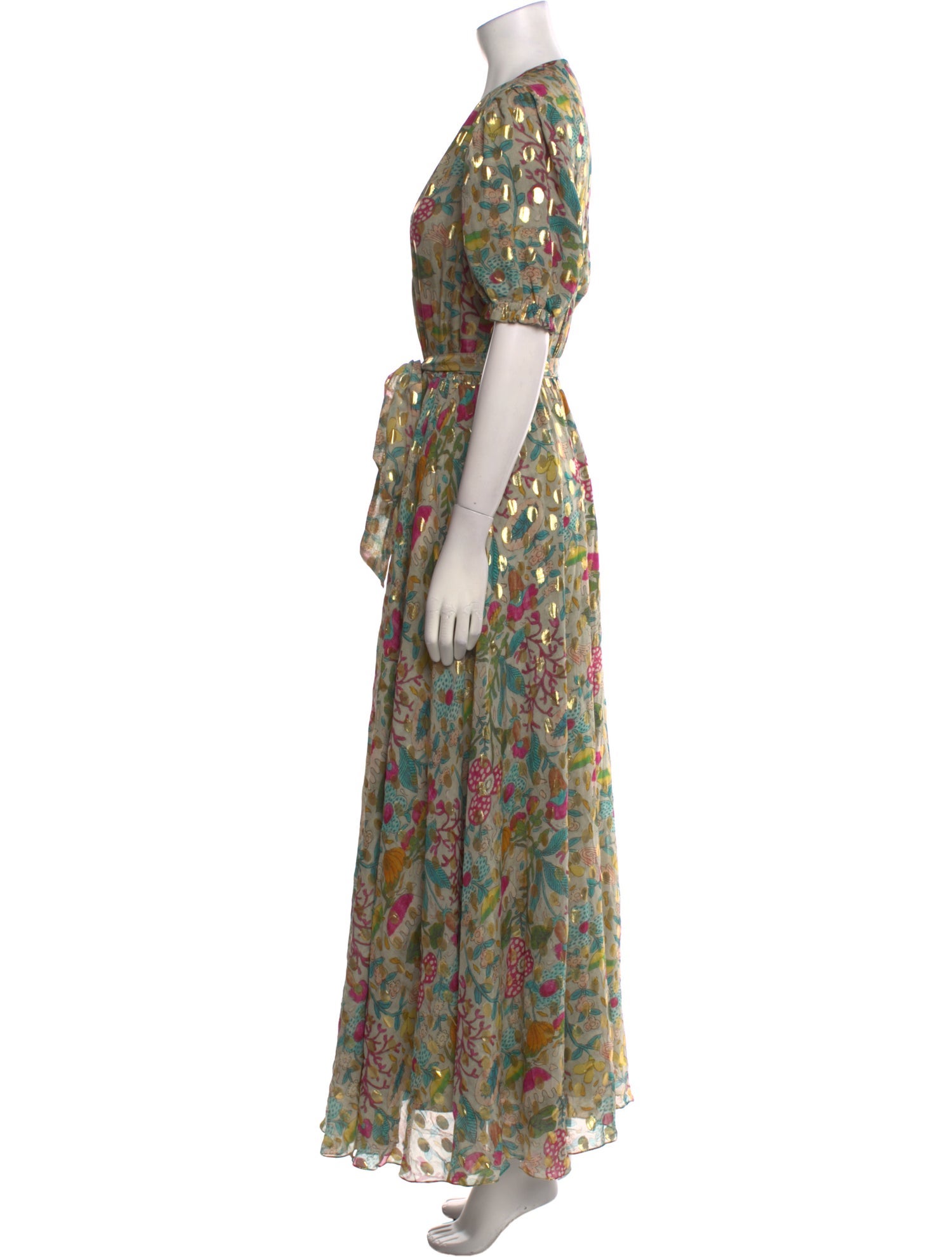Soler Silk Long Dress w/ Tags