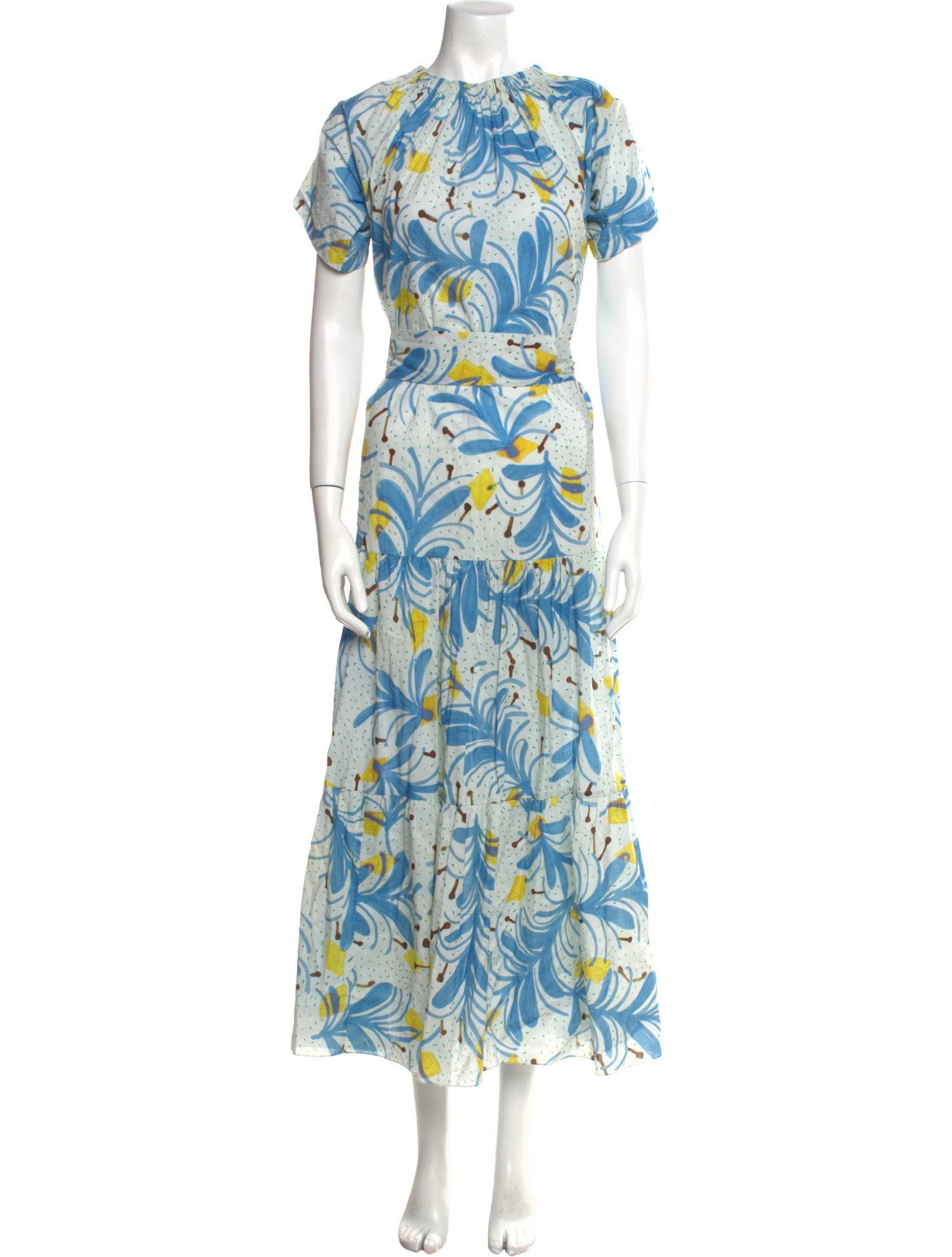 Soler Floral Print Long Dress w/ Tags