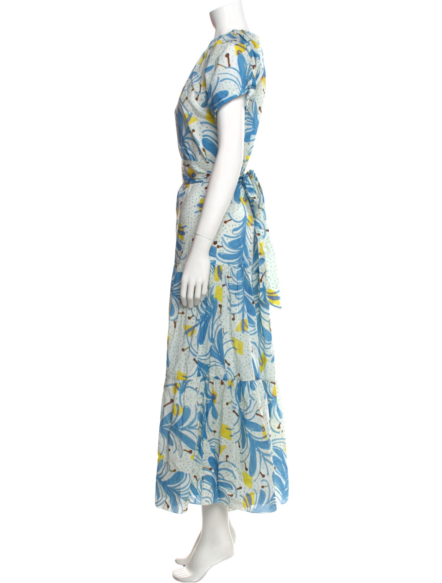 Soler Floral Print Long Dress w/ Tags