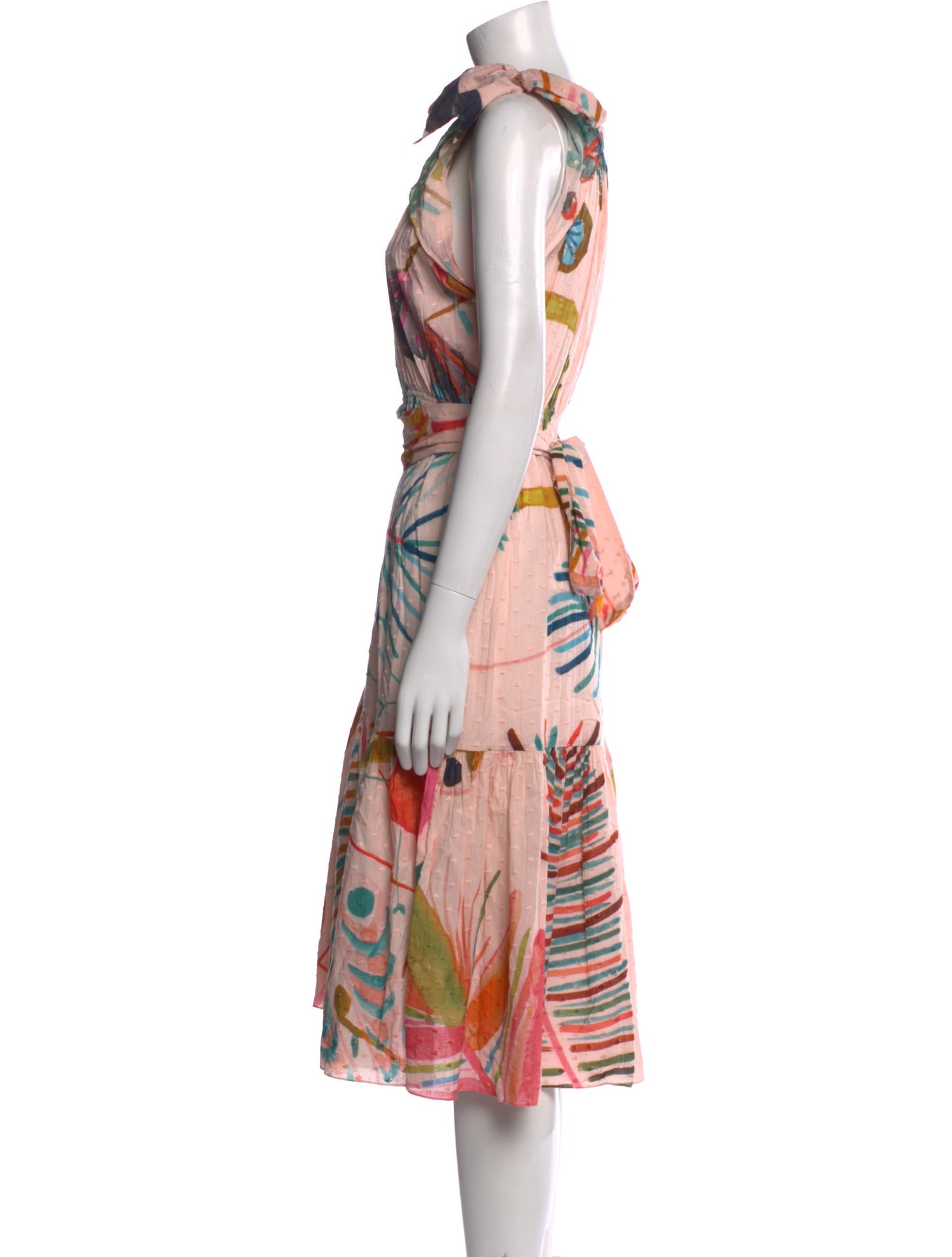 Soler Printed Knee-Length Dress