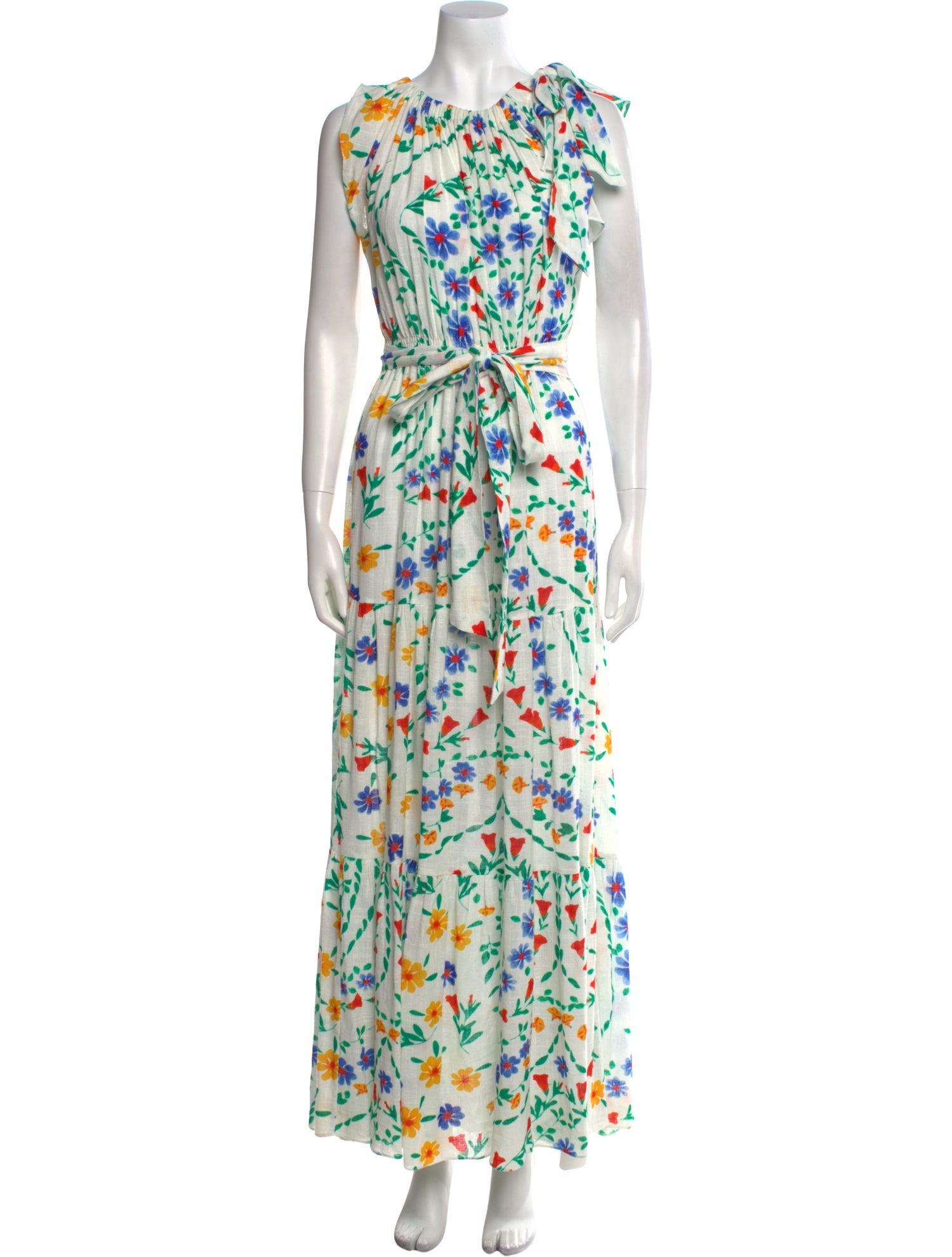 Soler Floral Print Long Dress