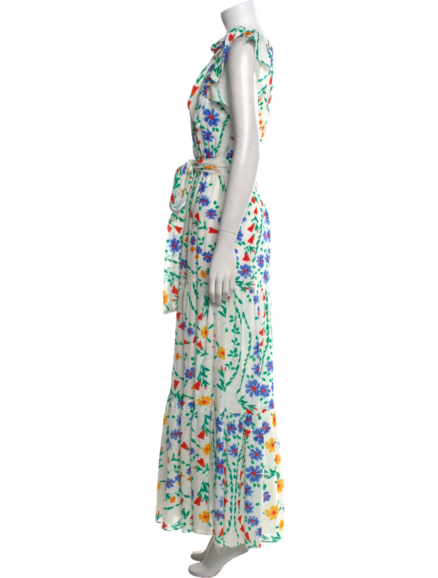 Soler Floral Print Long Dress