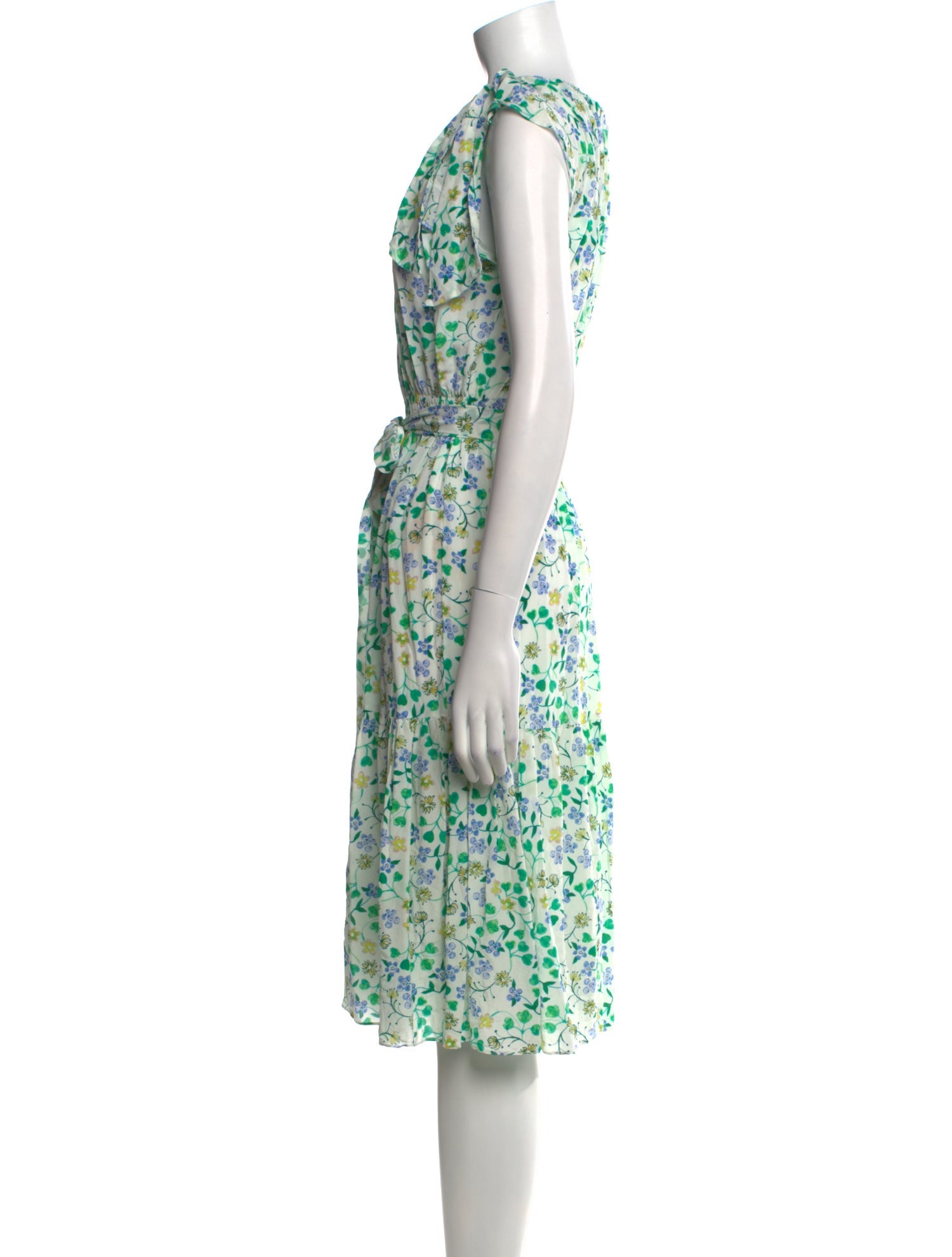 Soler Floral Print Midi Length Dress