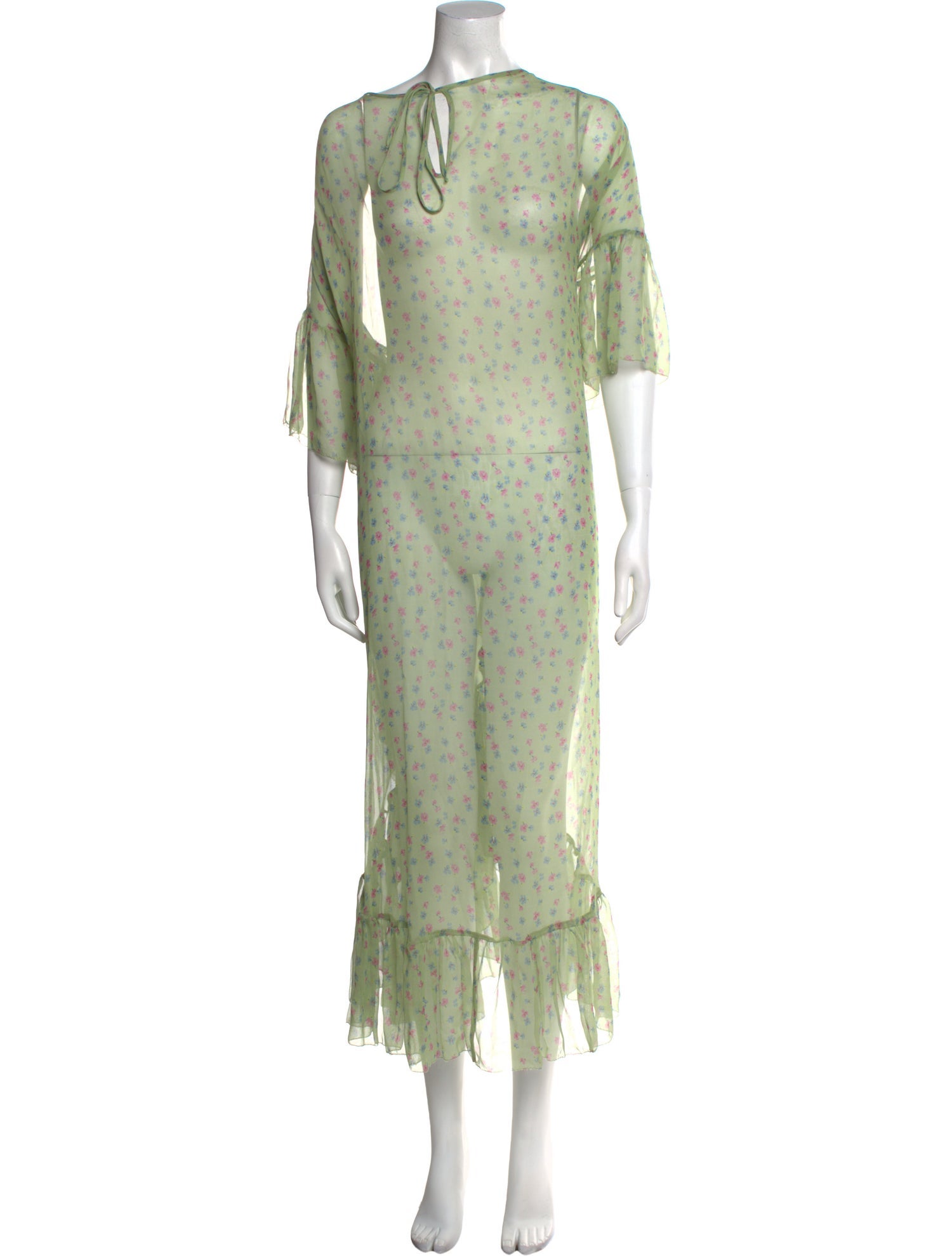 Soler Floral Print Long Dress