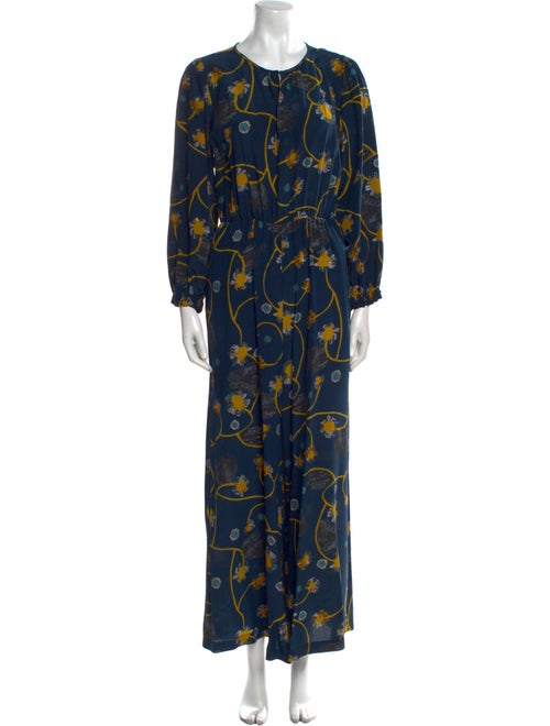 Soler Silk Printed Jumpsuit