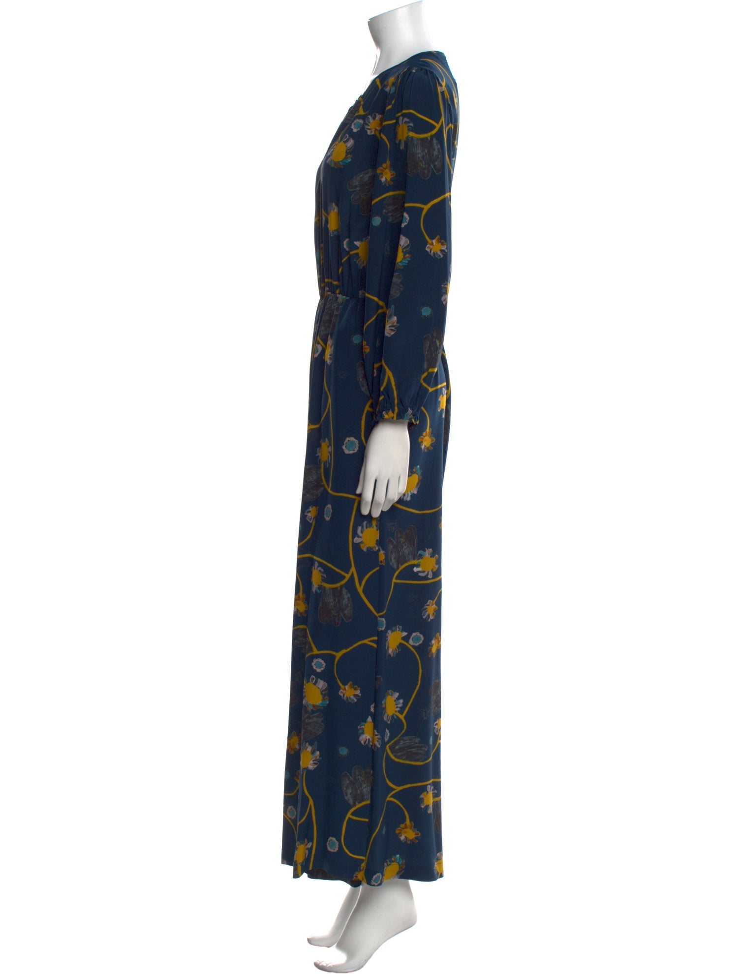 Soler Silk Printed Jumpsuit