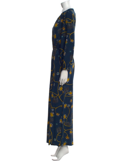Soler Silk Printed Jumpsuit