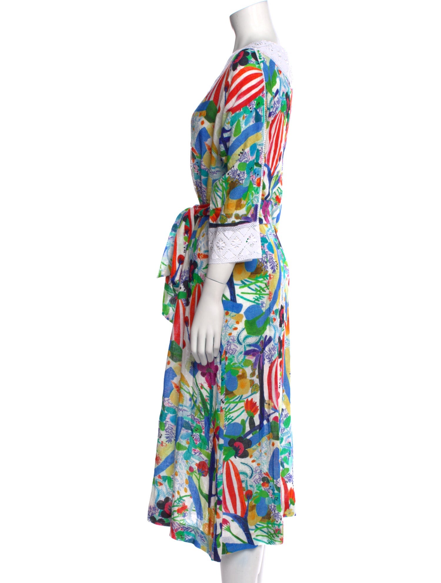 Soler Printed Midi Length Dress