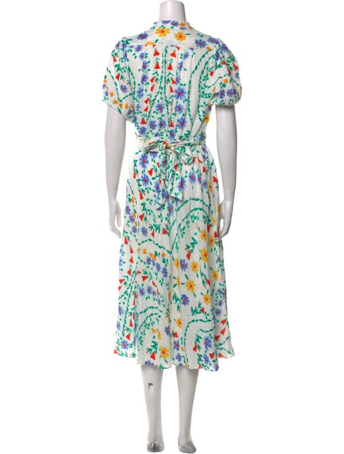 Soler Floral Print Midi Length Dress