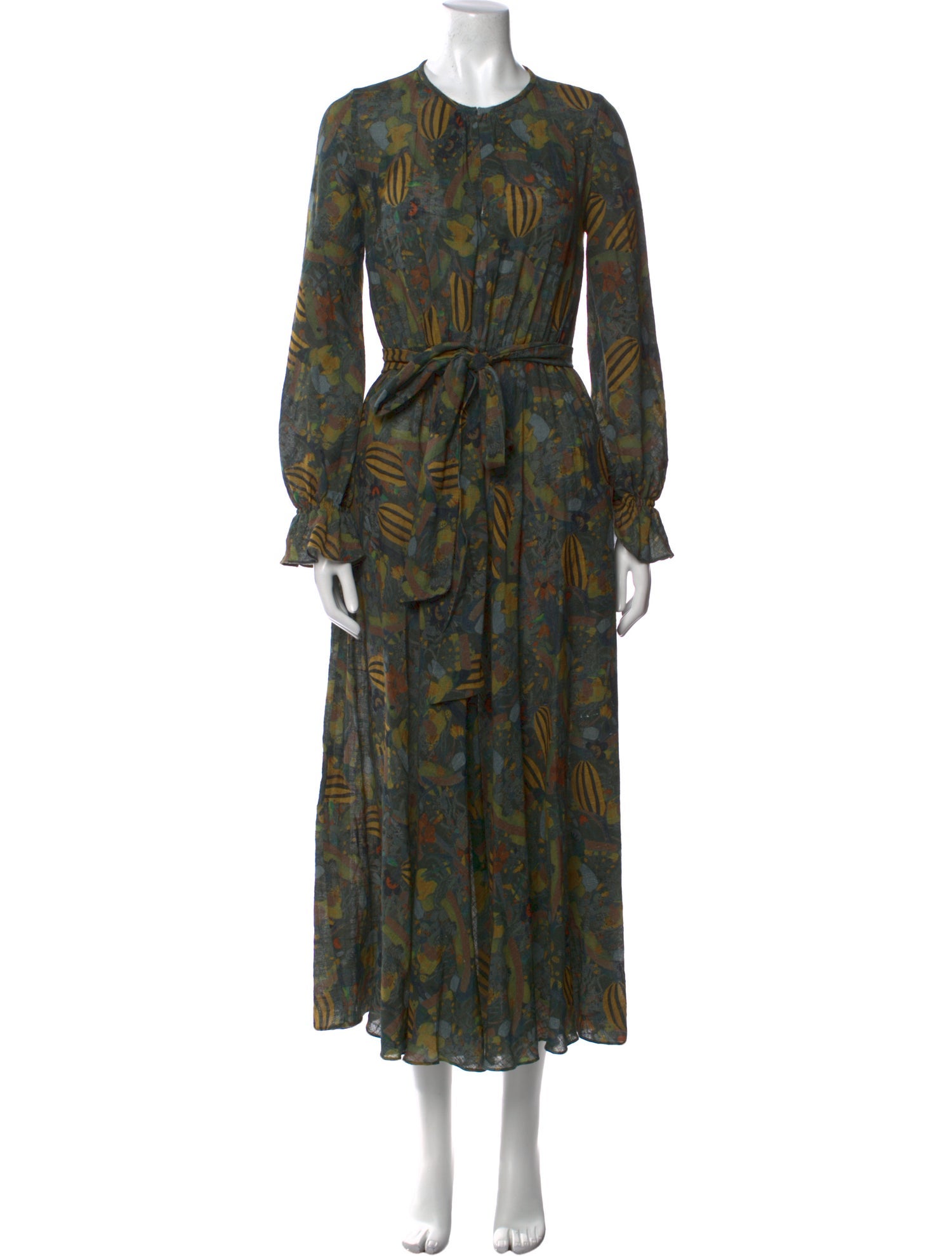Soler Floral Print Long Dress