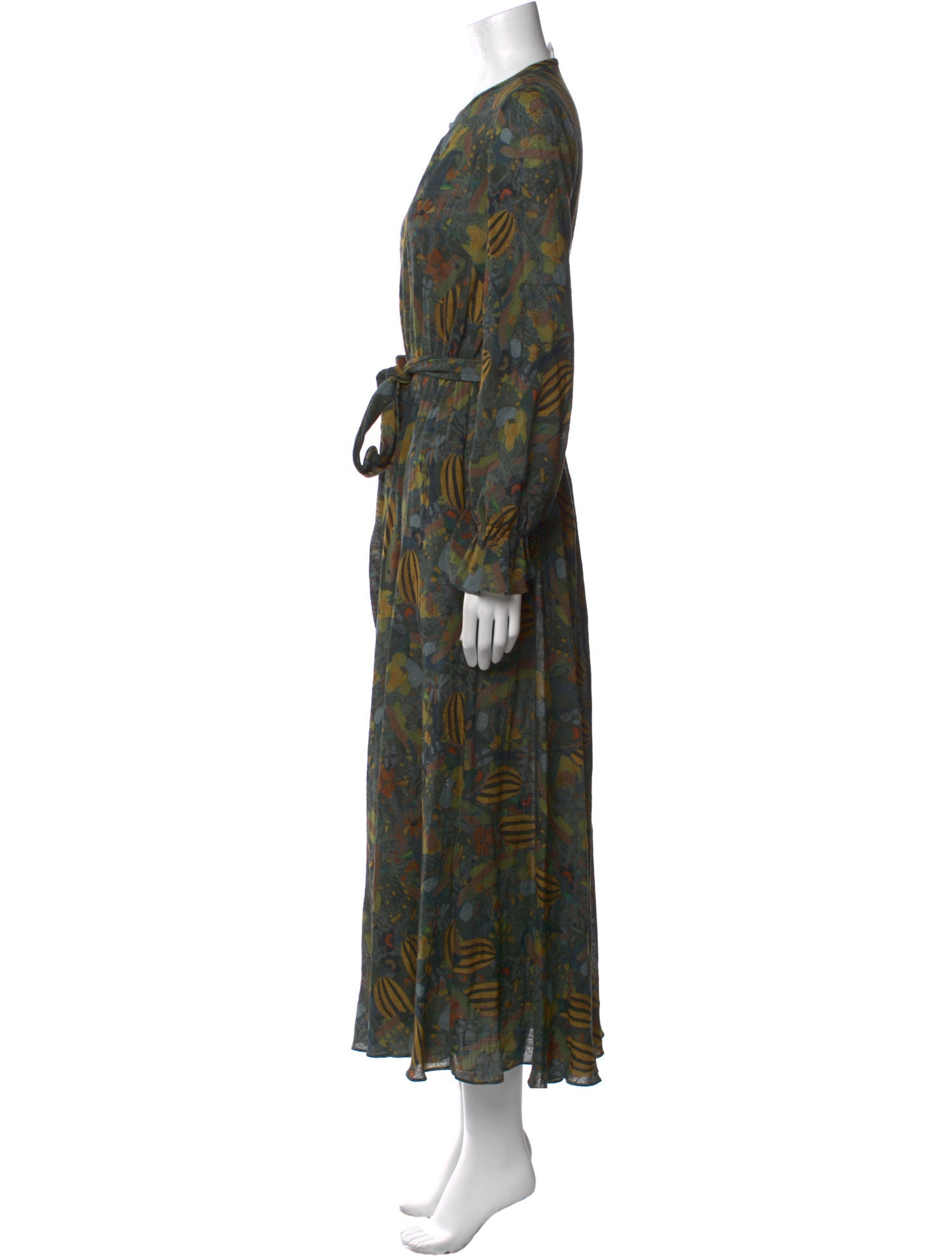 Soler Floral Print Long Dress