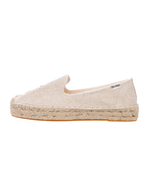 Soludos Wine Canvas Espadrilles