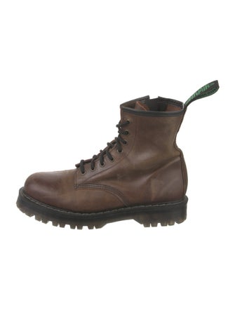 Soloviere Leather Combat Boots