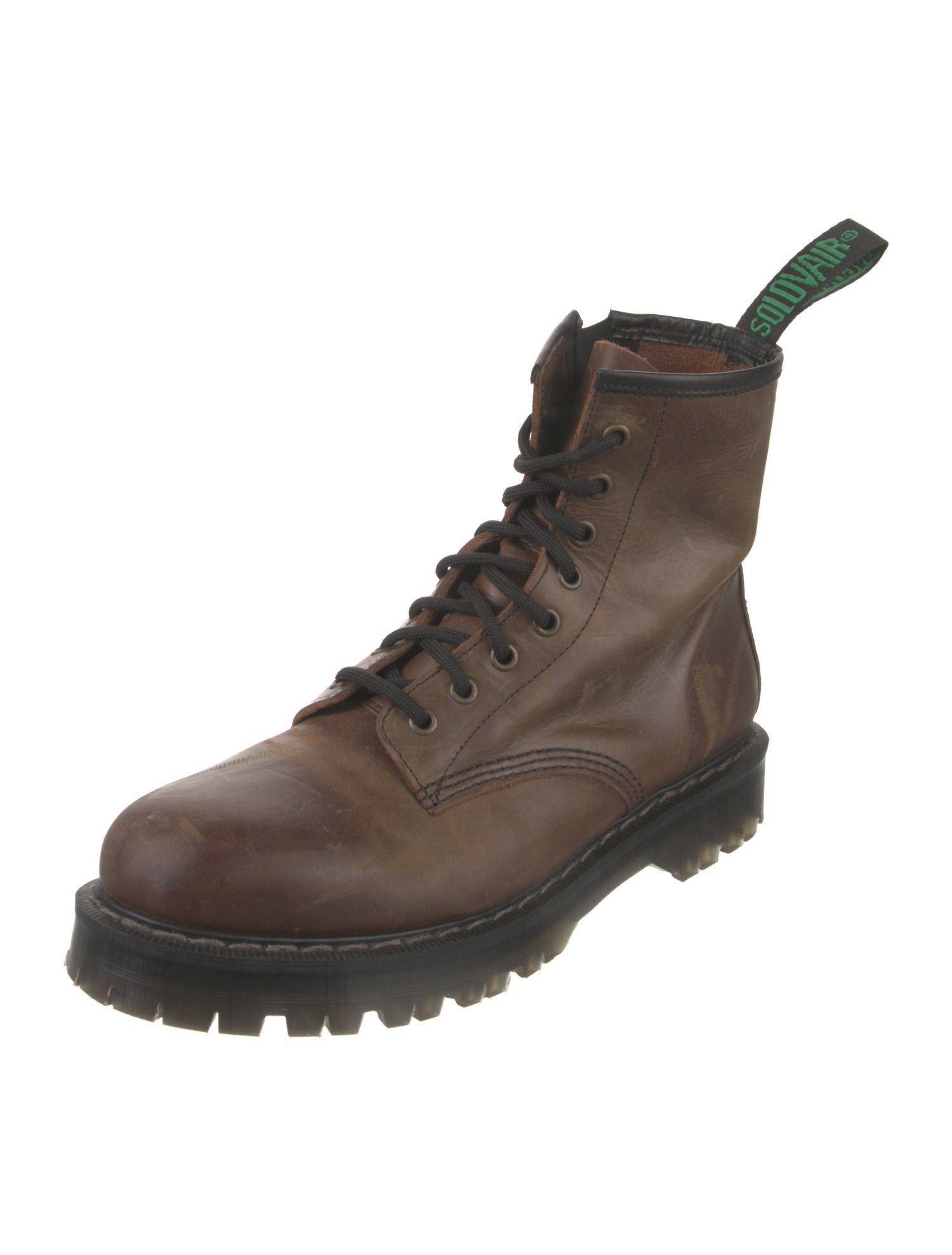 Soloviere Leather Combat Boots