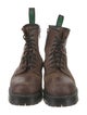 Soloviere Leather Combat Boots
