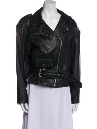 Sawyer of Napa Leather Biker Jacket
