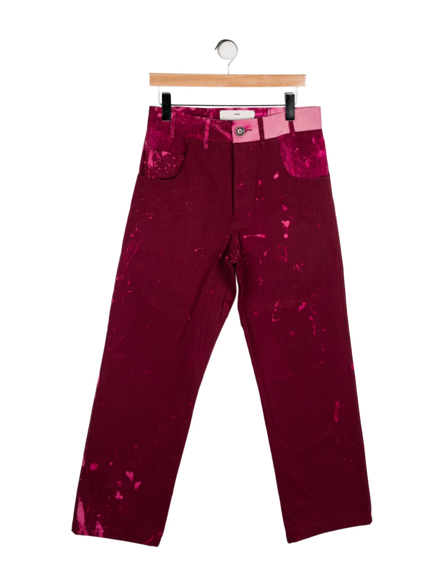 Song For The Mute High-Rise Wide Leg Jeans