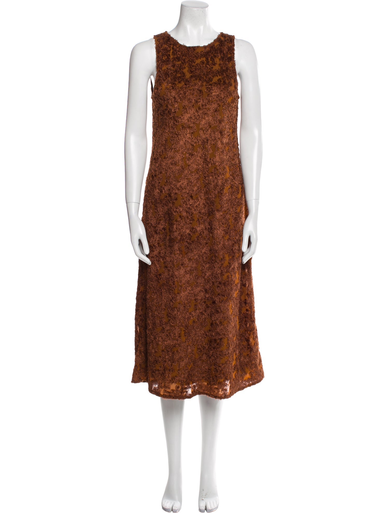 Song For The Mute Printed Midi Length Dress