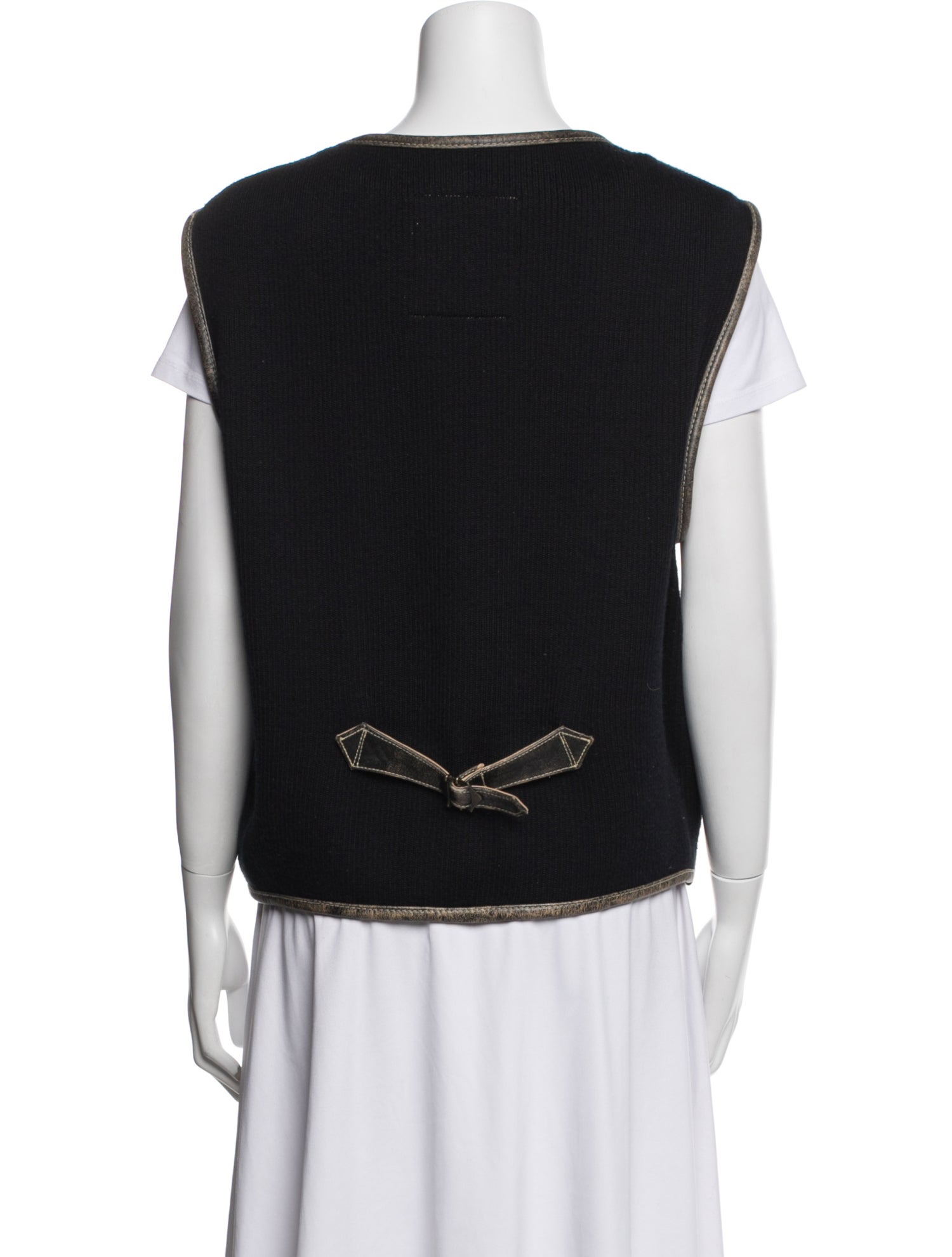 Sonia Petroff Leather Vest