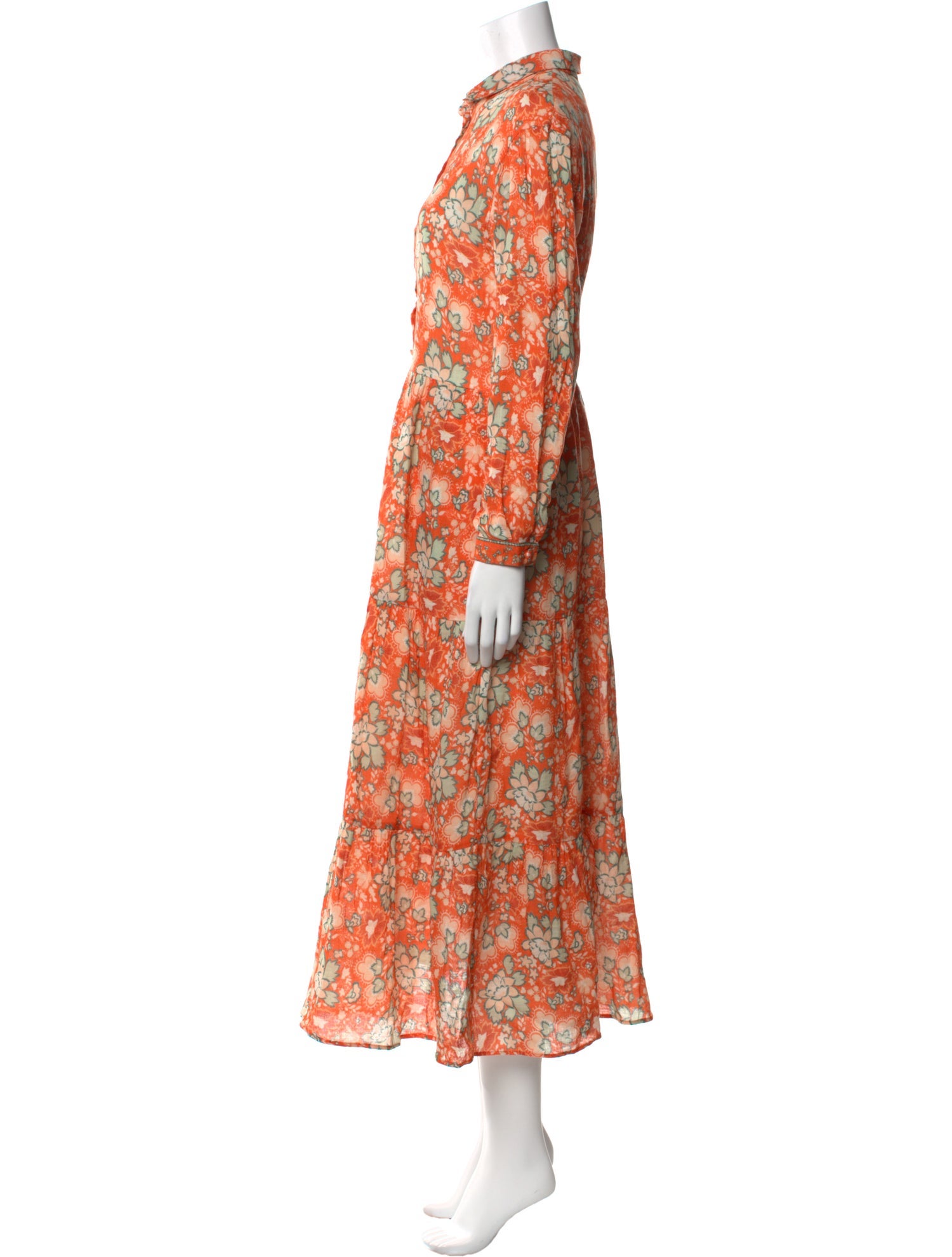 Souleiado Floral Print Long Dress