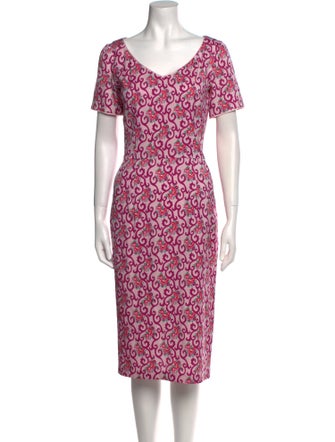 Souleiado Silk Midi Length Dress