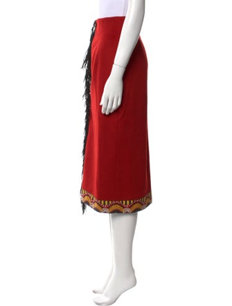 Souleiado Printed Midi Length Skirt