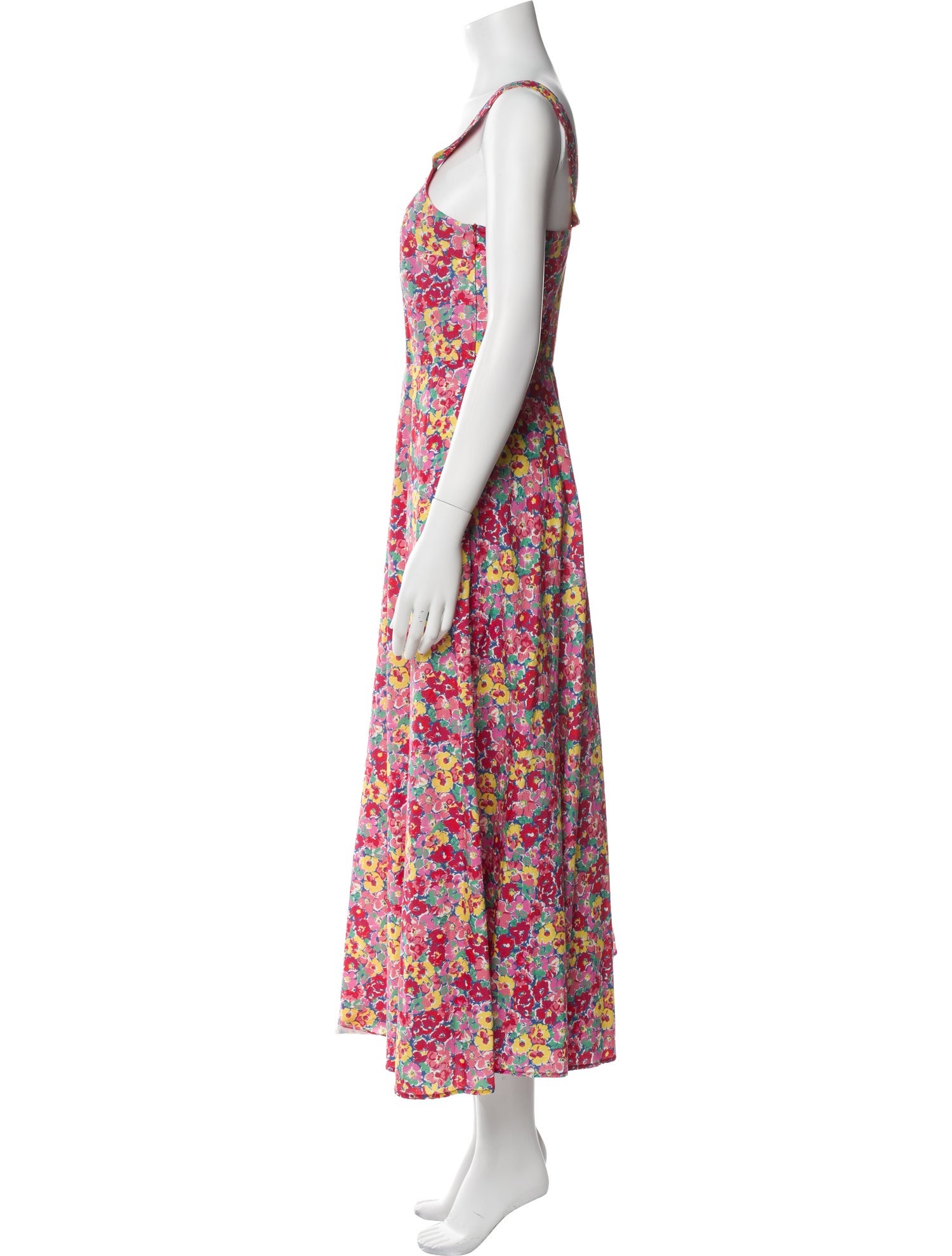 Souleiado Floral Print Long Dress