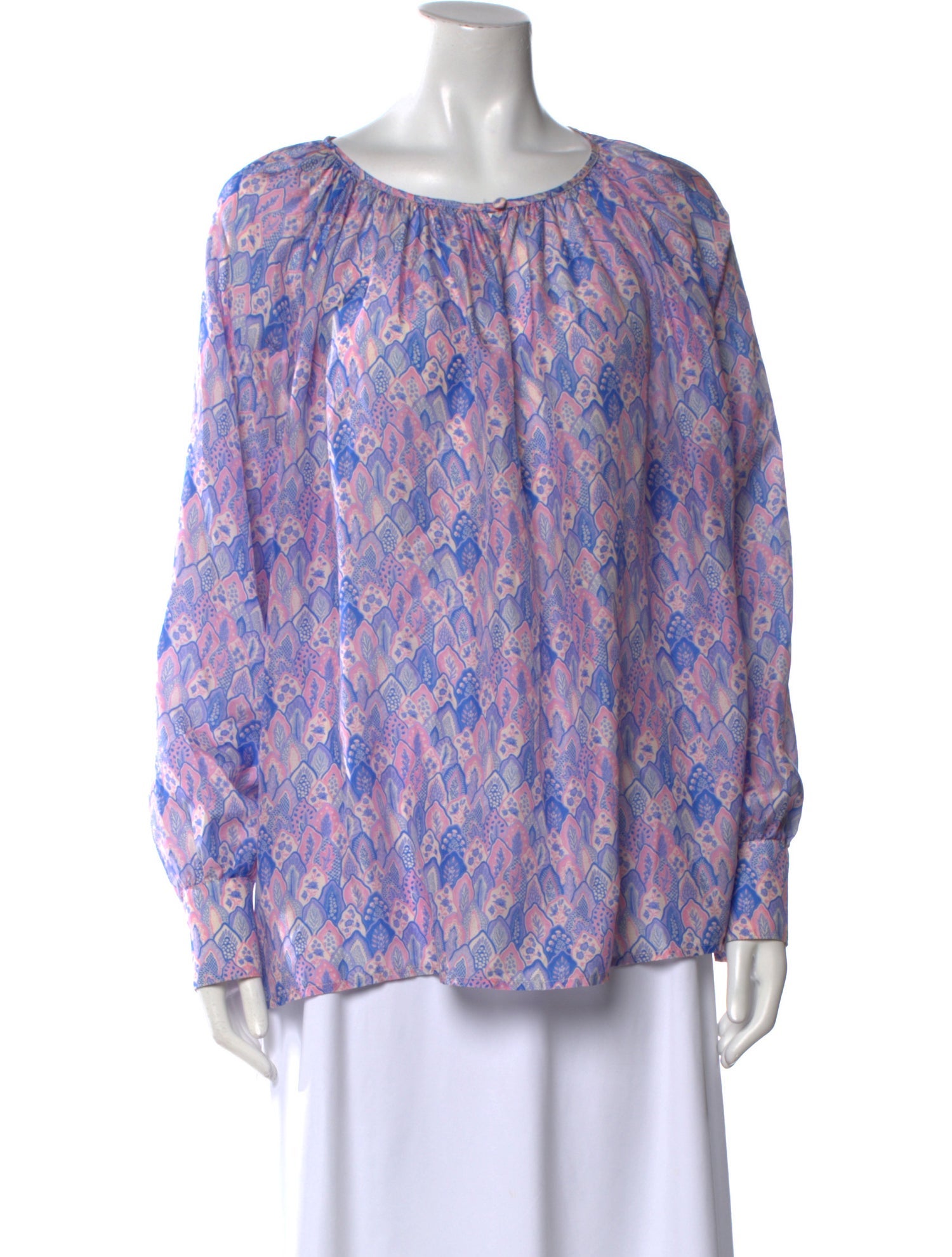 Souleiado Silk Printed Blouse