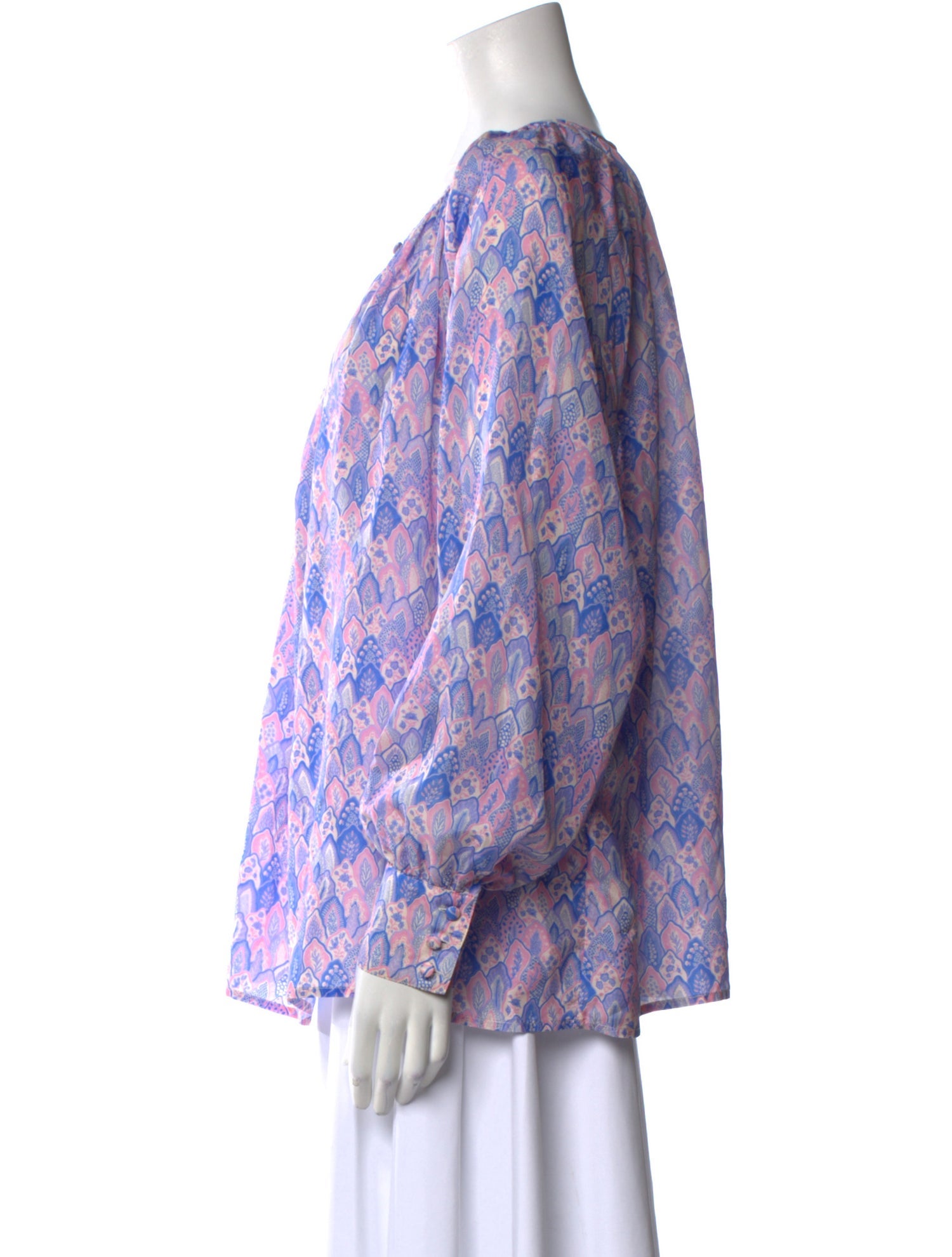 Souleiado Silk Printed Blouse