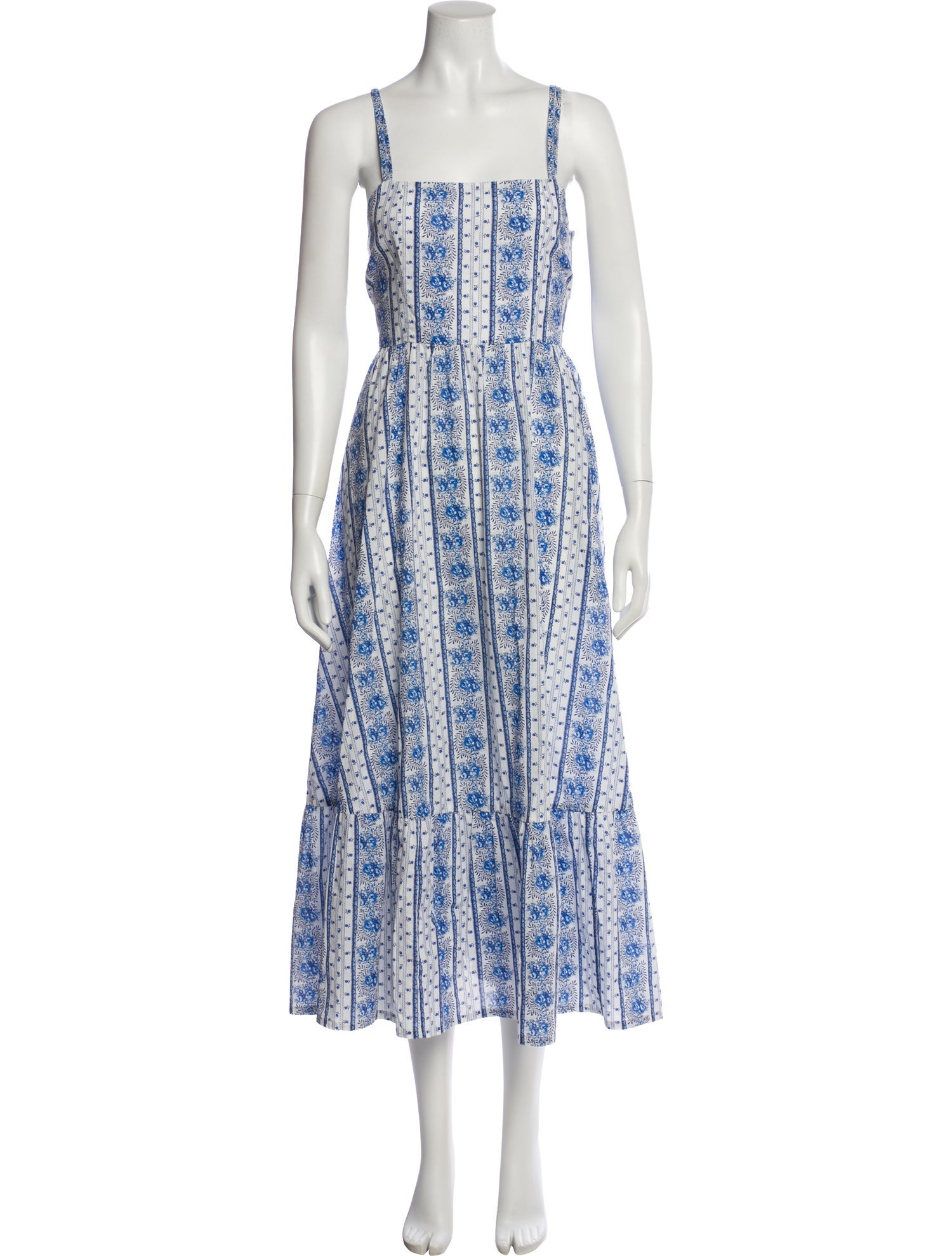 Souleiado Floral Print Long Dress