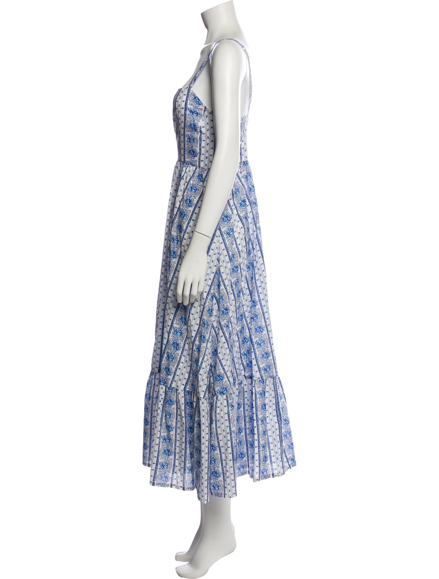 Souleiado Floral Print Long Dress