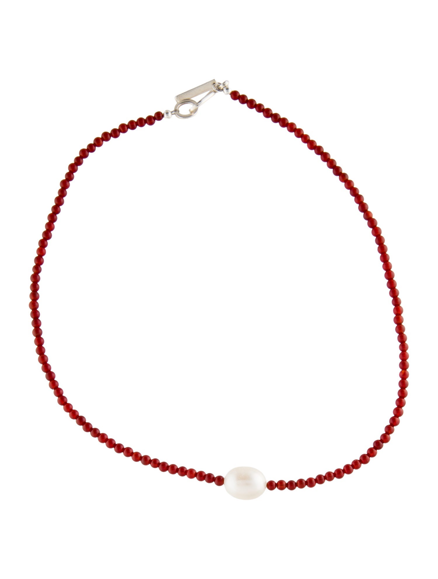 Sophie Buhai Pearl & Carnelian Mermaid Choker